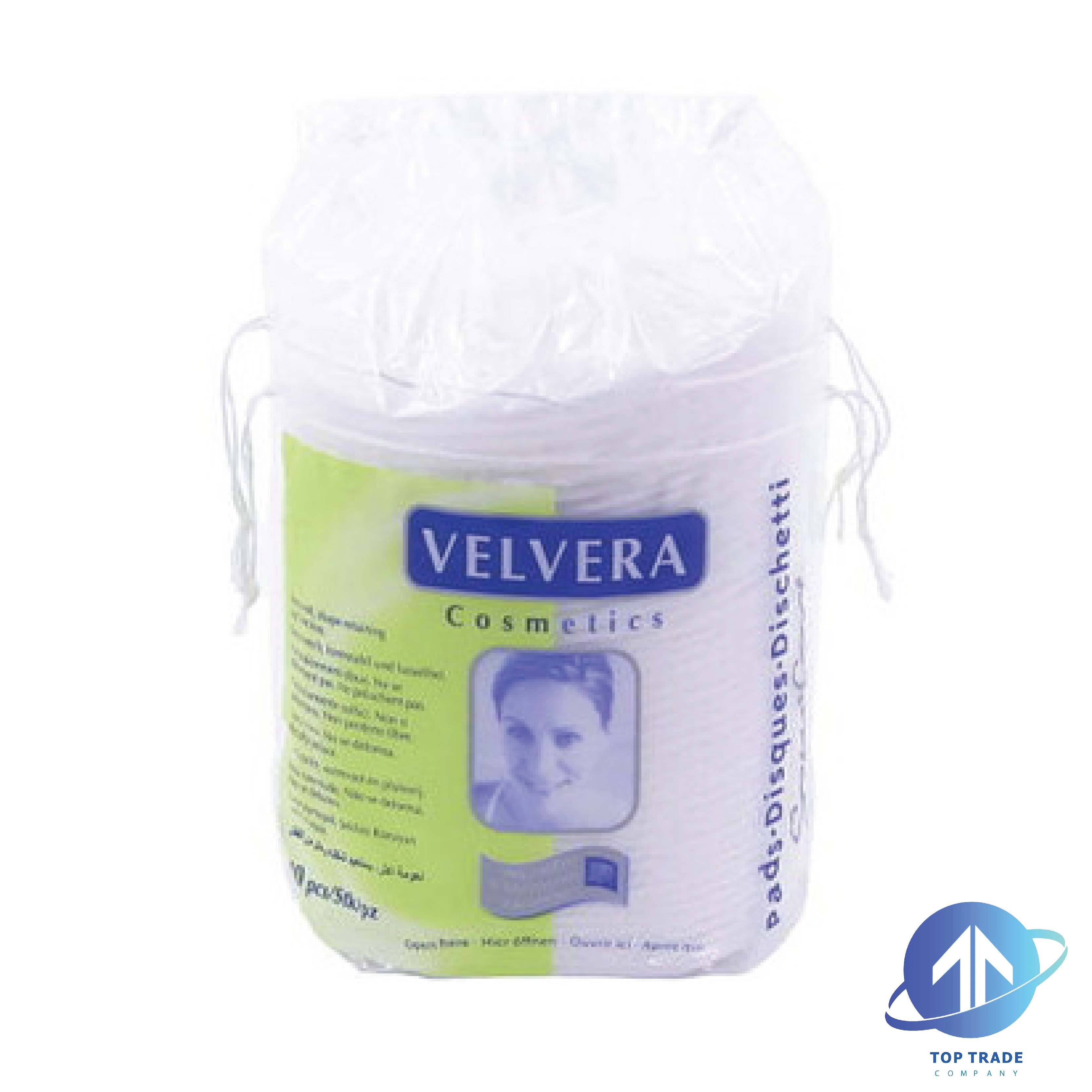 Velvera make-up removal pads oval max 40st